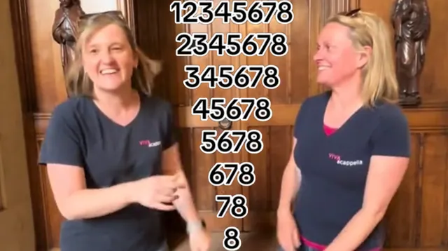 Carte meme 12345678 Song TikTok Challenge