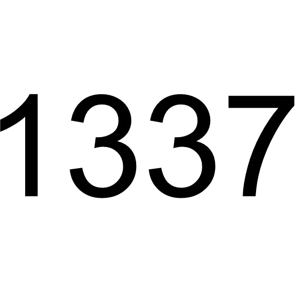 Carte meme 1337 speak