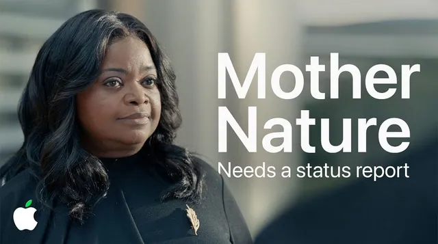 Carte meme 2023 Apple Mother Nature Commercial