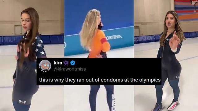 Carte meme 2026 Olympic Winter Games Condom Shortage