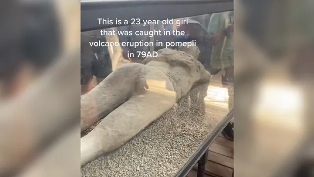 23-Year-Old Pompeii Volcano Eruption Girl meme card