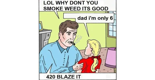 Carte meme 420 Blaze It