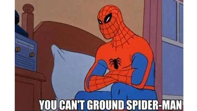 Carte meme 60’s Spider-Man