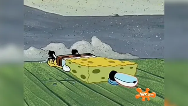 7/25/2005 SpongeBob Glitch Creepypasta meme card
