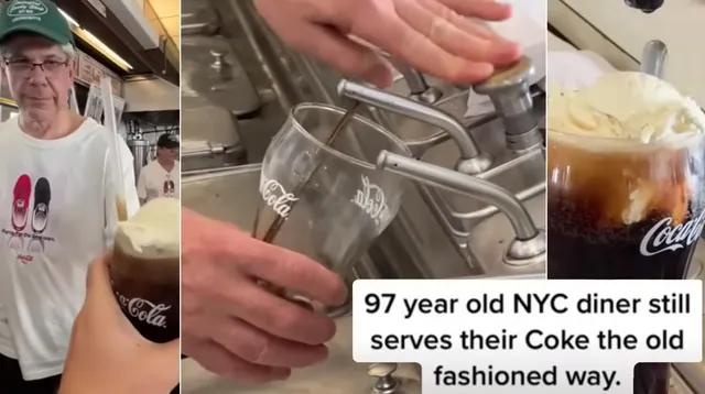 Carte meme 97-Year-Old NYC Diner Still Serves Their Coke the Old Fashioned Way
