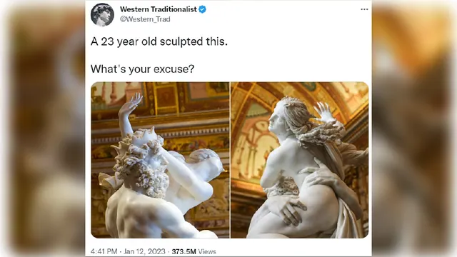 Carte meme A 23 Year Old Sculpted This. What’s Your Excuse?