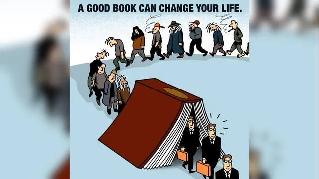 A Good Book Can Change Your Life meme card