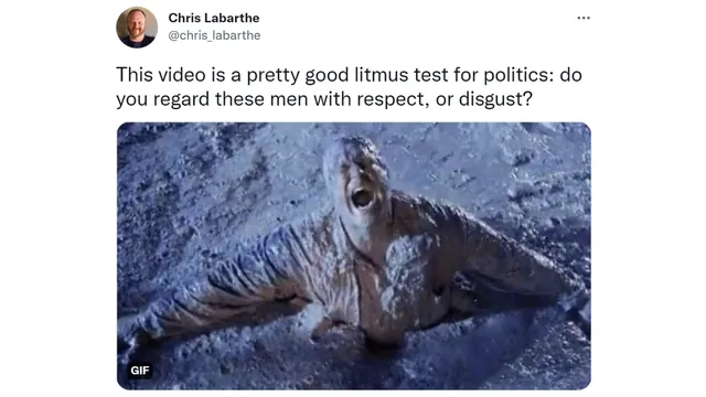 Carte meme A Pretty Good Litmus Test for Politics