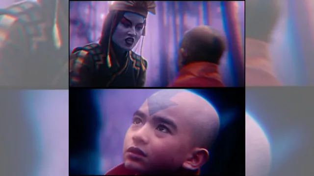 Aang Meets Avatar Kyoshi meme card