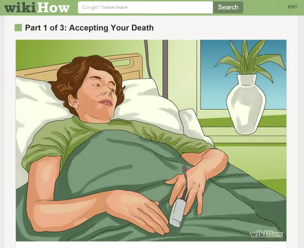 Carte meme Accepting Your Death