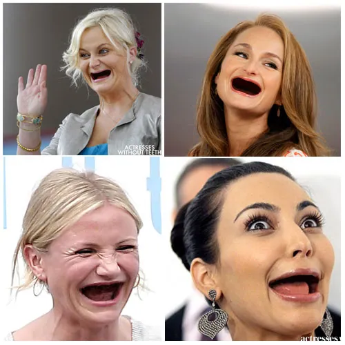 Carte meme Actresses Without Teeth