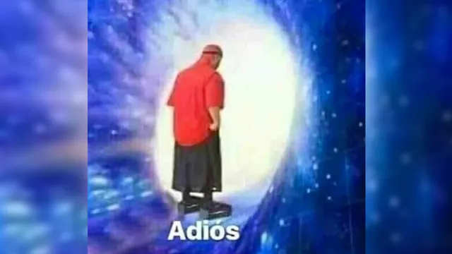 Adios Wormhole meme card