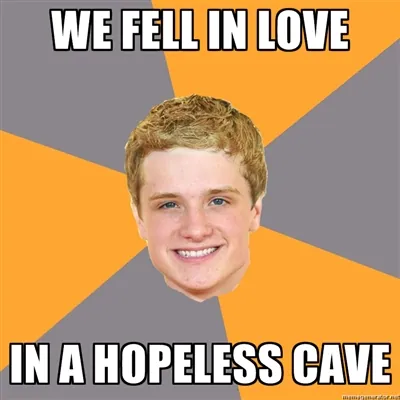 Advice Peeta meme card