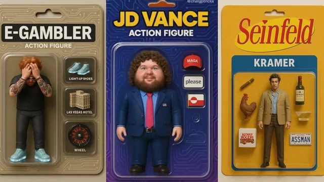 Carte meme AI Action Figures