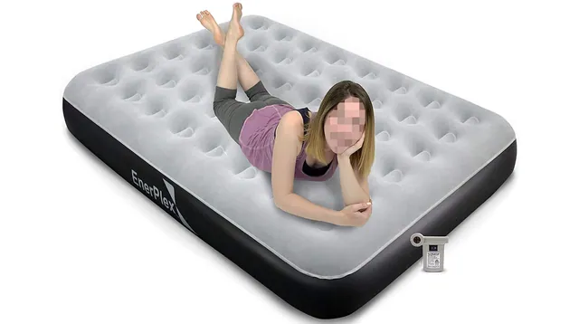 Air Mattress Ashley meme card