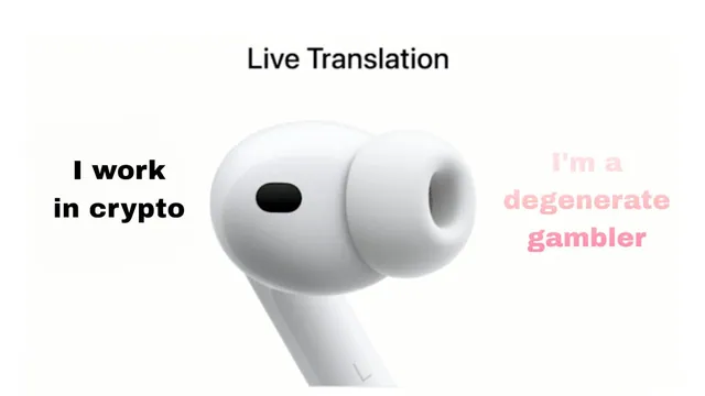 Carte meme Parodies de Traduction en Direct AirPods Pro 3