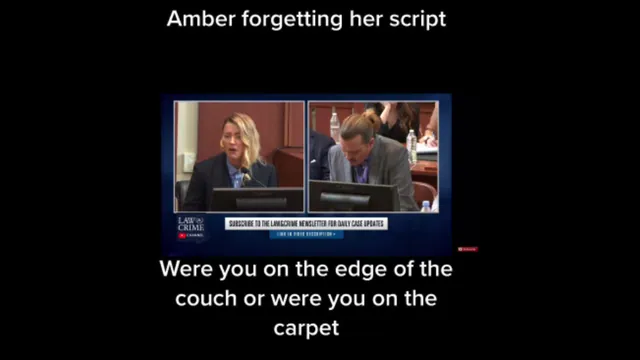 Amber Heard "Dirty Carpet" Story meme card