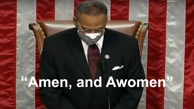 Amen and Awomen meme card