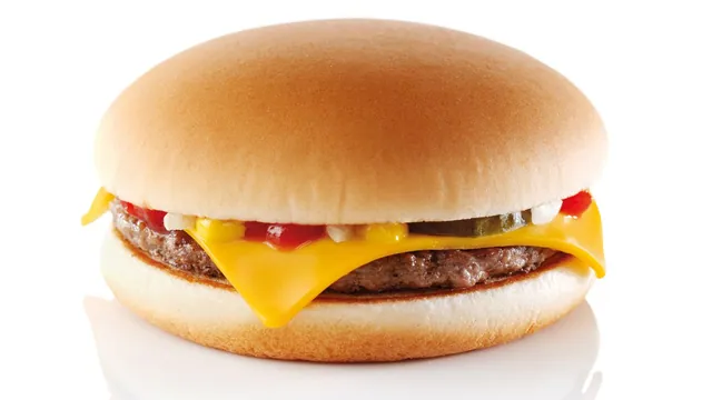 Americans Be Eating Cheesed Burger meme card