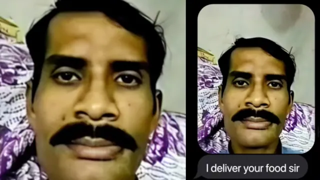 Amir the Uber Eats Guy meme card
