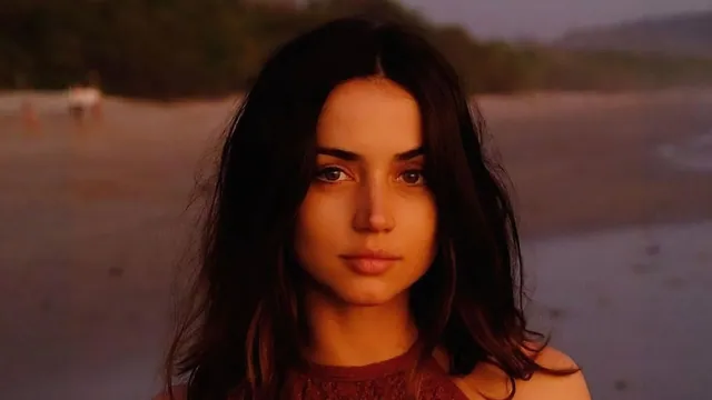Ana de Armas Beach Look meme card
