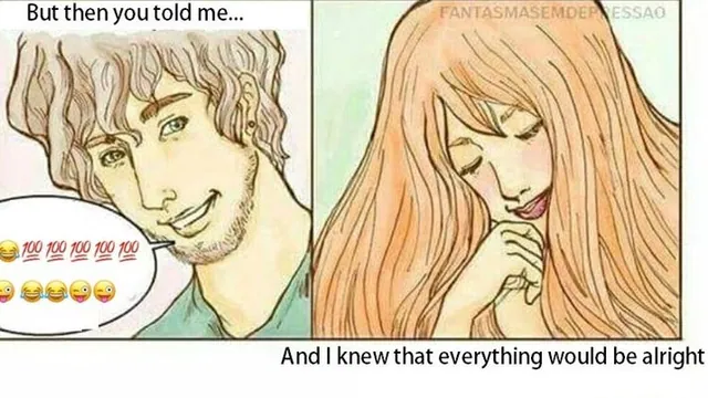 Carte meme And I Knew Everything Would Be Alright