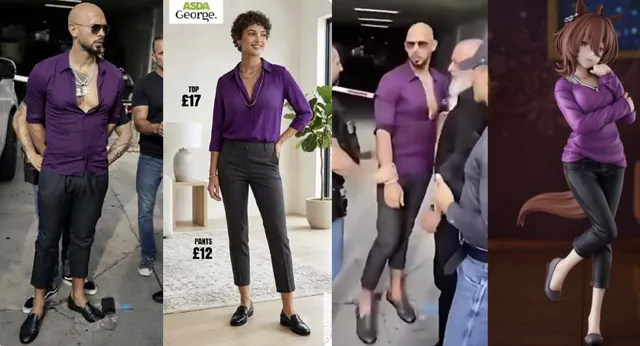 Carte meme Andrew Tate Arrest Outfit