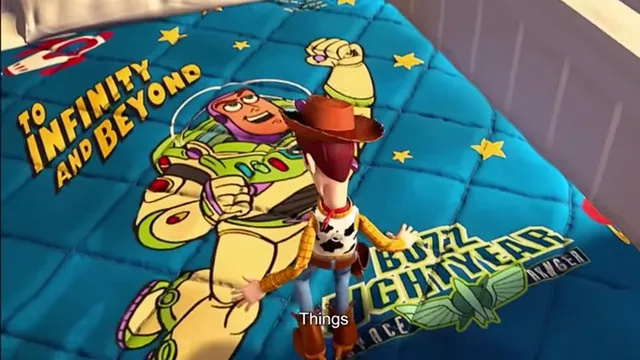 Andy's Room Changing Decor / "Strange Things" Scene (Toy Story) meme card