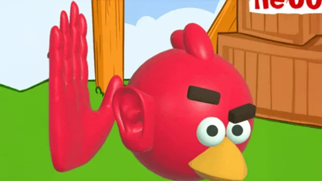 Carte meme Angry Bird Ear / Angry Birds Ear
