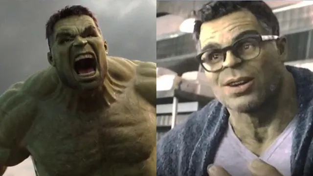 Carte meme Angry Hulk vs. Civil Hulk