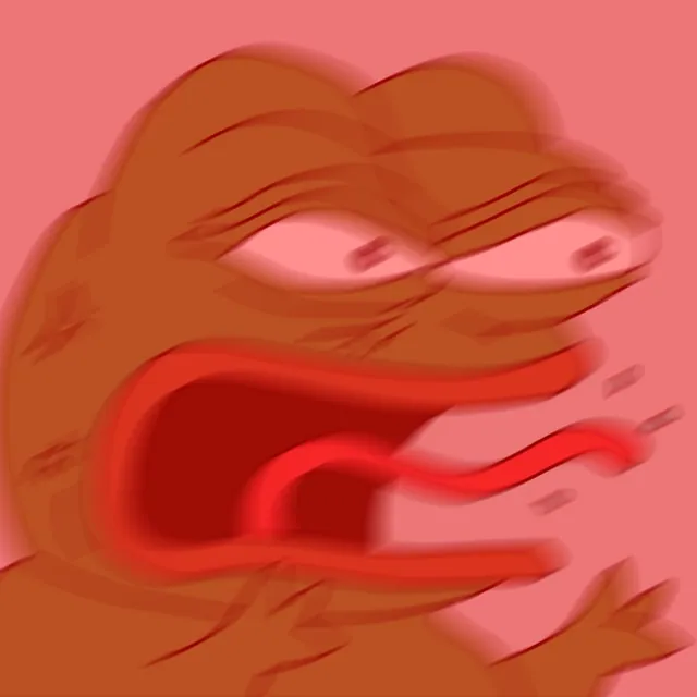 Angry Pepe meme card