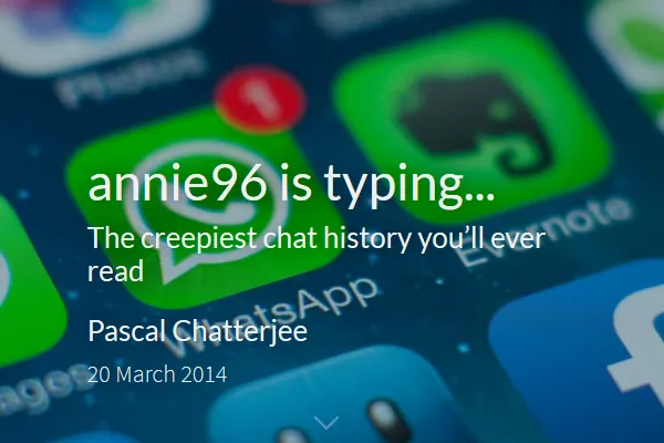 Carte meme Annie96 Is Typing...