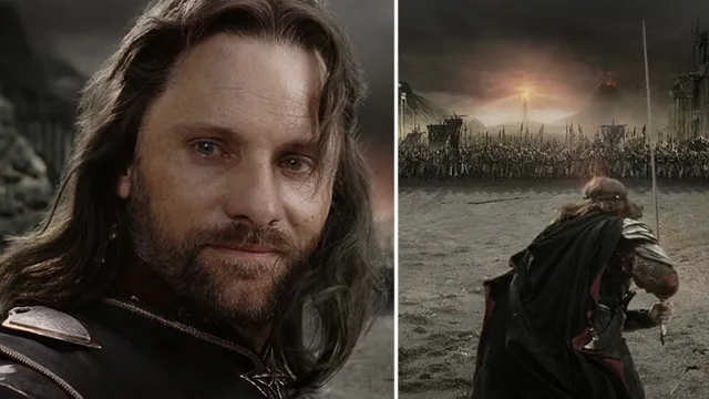Aragorn's "For Frodo" meme card