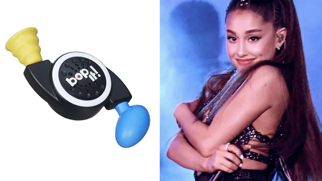 Ariana Grande "Bop It" meme card