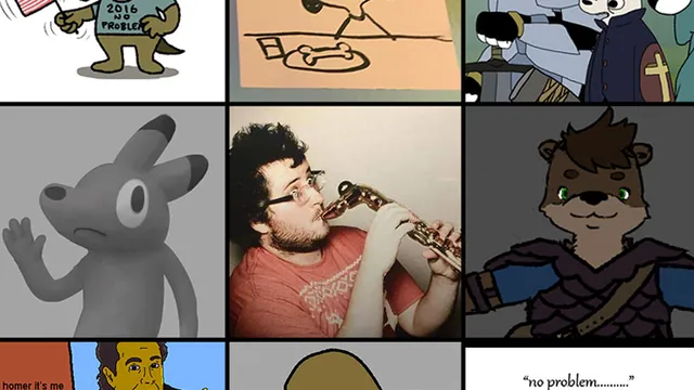 Art vs. Artist meme card