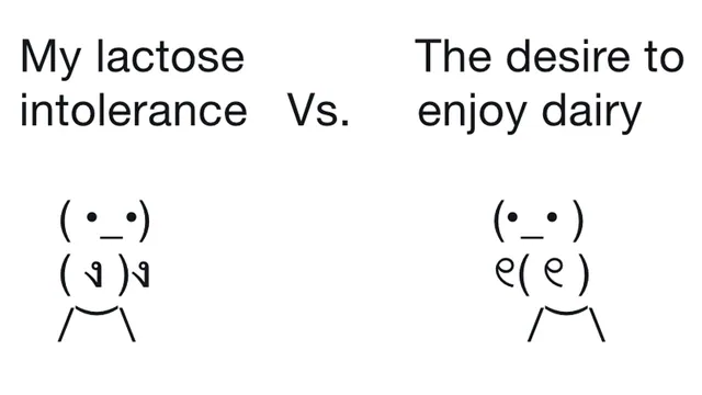 ASCII Boxing Match meme card