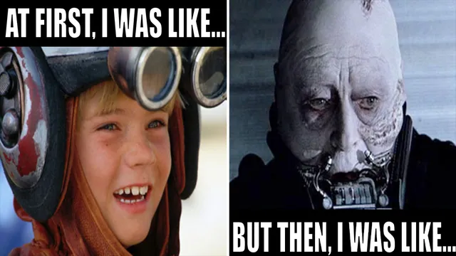 Carte meme At First, I Was Like, But Then, I Was Like