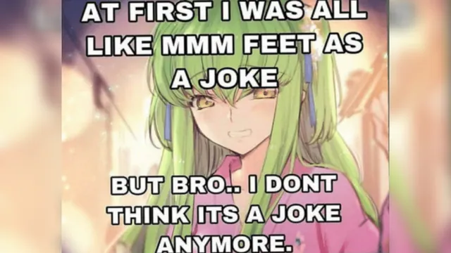 Carte meme At First I Was Like "Mmm Feet" As A Joke