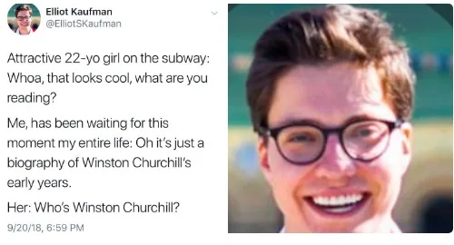 Attractive 22 YO Girl On the Subway meme card