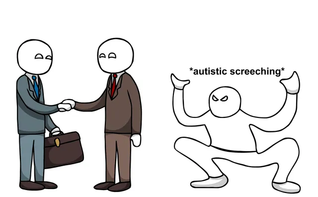 Autistic Screeching meme card
