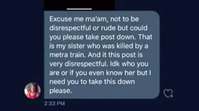 Carte meme Baby This Is Keke Palmer / Metra Train Copypasta