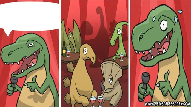 Bad Joke Trex meme card