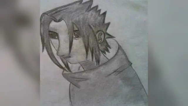 Bad Sasuke Drawing meme card