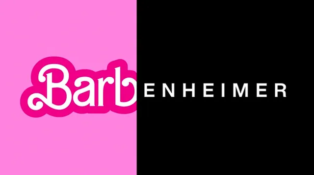Barbenheimer meme card