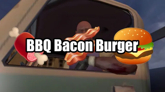 Carte meme Barbeque Bacon Burger (TikTok Challenge)