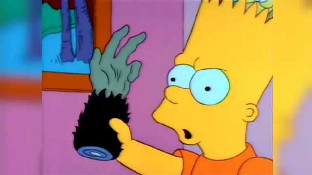 Bart's Monkey's Paw meme card