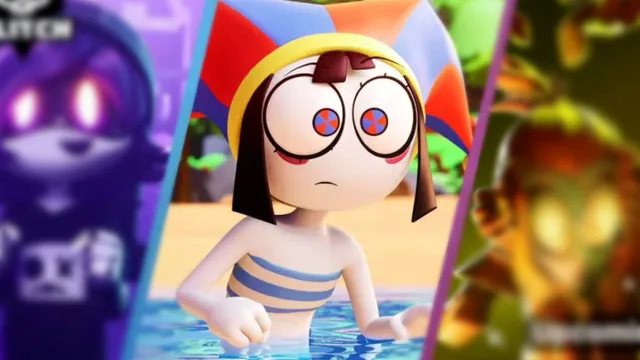 Carte meme Beach Pomni / Bikini Pomni