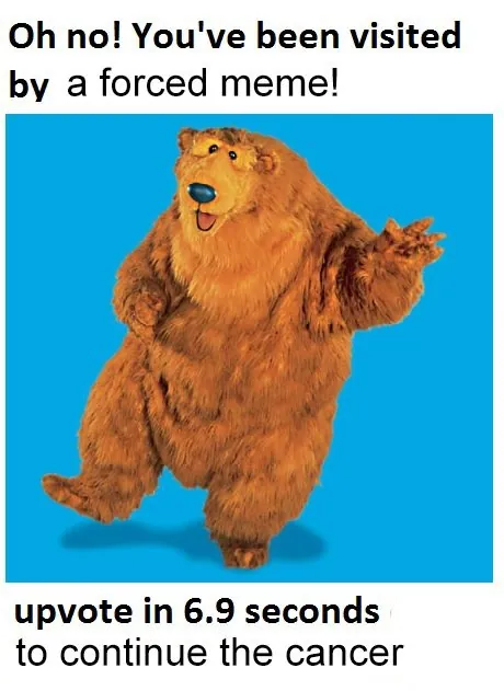 Carte meme Bear In The Big Blue House