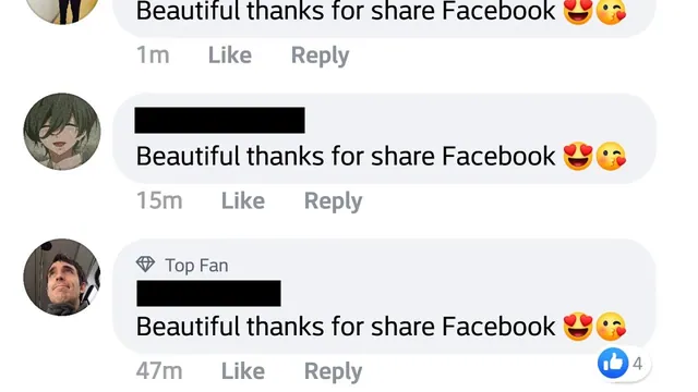 Carte meme Beautiful Thanks for Share Facebook