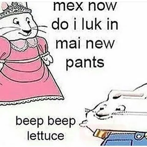 Carte meme Beep Beep Lettuce